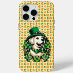Coque iPhone 15 Pro Max Chien mignon de la Saint Patrick