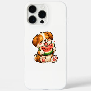 Coques iPhone 16 Pro Max Chien mignon pastèque