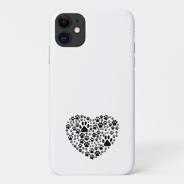 Coques Case-Mate iPhone Chien Paws, Chiot Paws, Animal Paws, Coeur, Animal (Dos)