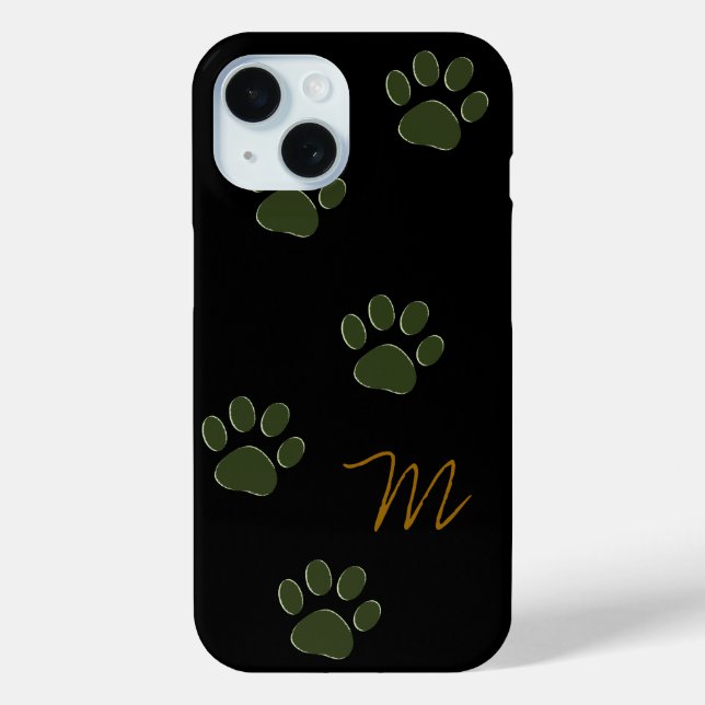 Coques Case-Mate iPhone Chien Paws personnalisé (Verso)