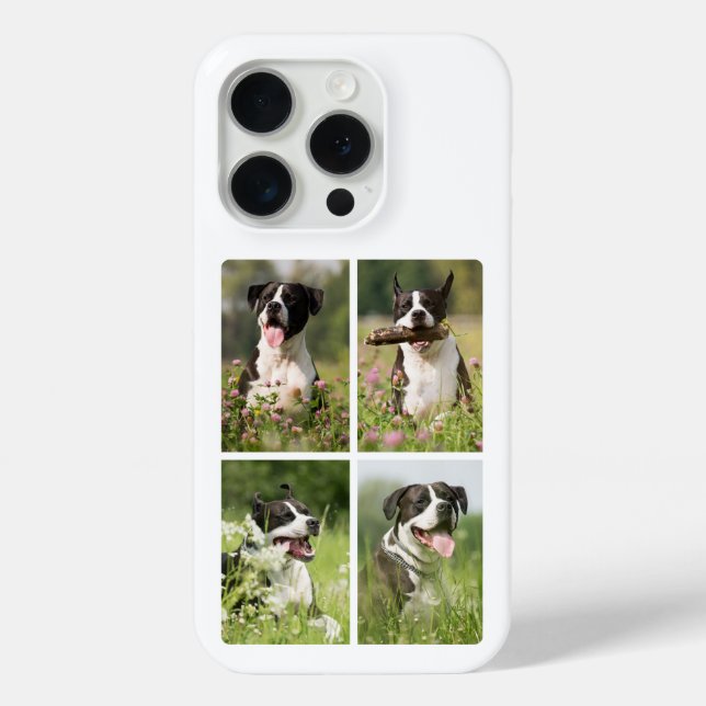 Coques Case-Mate iPhone Chien Photo Collage Personnalisé Animaux de compag (Verso)
