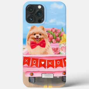 Case-Mate iPhone Case Chien Poméranie Jour de la Saint-Valentin Camion C