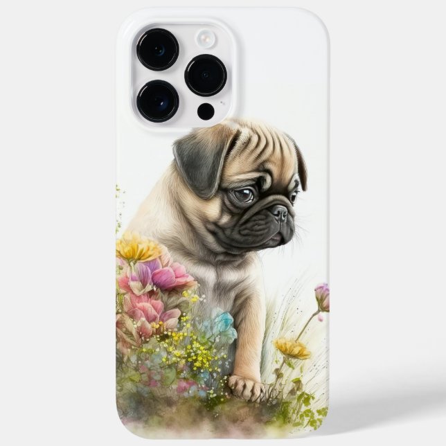 COQUES Case-Mate iPhone CHIEN POPULAIRE ADORABLE CARLIN D'EAU (Verso)