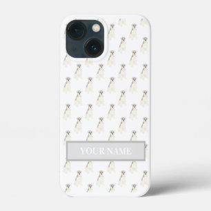 Case-Mate iPhone Case Chien Schnauzer gris et blanc personnalisé