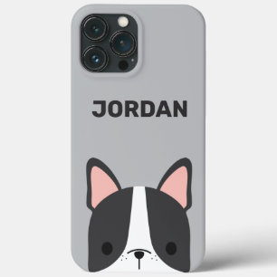 Case-Mate iPhone Case Chien-taureau français mignon avec nom personnalis