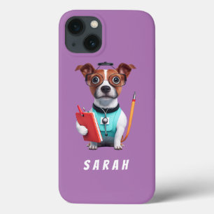 Case-Mate iPhone Case Chien travaillant comme infirmière, Chien portant