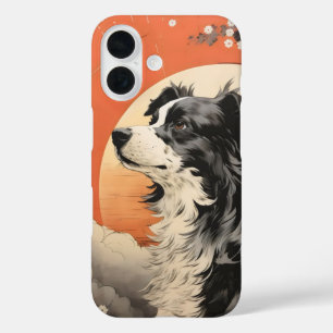 Coques iPhone 16 Chien Ukiyo-e