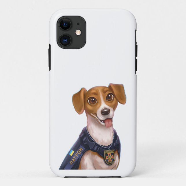 Coques Case-Mate iPhone Chien ukrainien Patron T-Shirt (Dos)