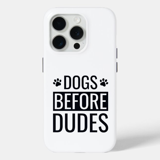Coques Case-Mate iPhone Chiens avant les mecs Citation (Verso)