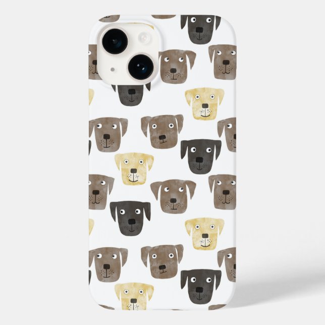 Coques Case-Mate iPhone Chiens du Labrador (Verso)