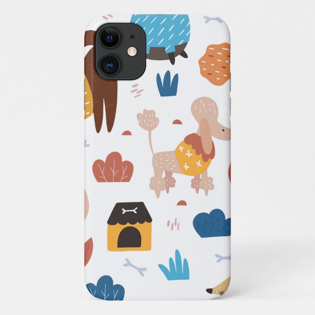 Coques Case-Mate iPhone Chiens motifs (Dos)