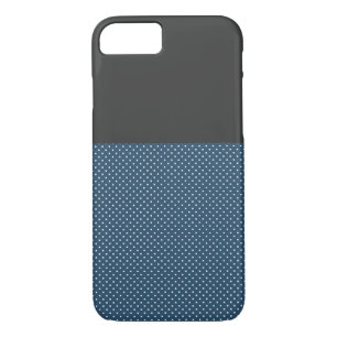 Etui iPhone Case-Mate Chiffre gris chic et points bleus iPhone 7 Coque, 