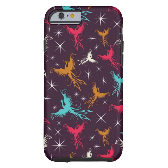 Coques Case-Mate iPhone Chiffre motif d'oiseaux de Phoenix (Dos)