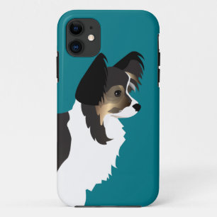 Case-Mate iPhone Case Chihuahua aux cheveux longs ou Papillon Conception