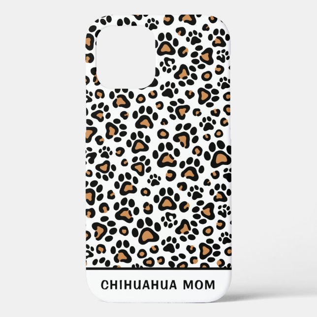 Coques Case-Mate iPhone Chihuahua Chien maman avec un Empreinte de patte l (Verso)
