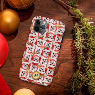 Case-Mate iPhone Case Chihuahua Vert Doré Noël Chien Mignon Noël