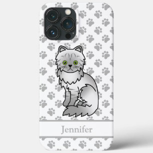 Case-Mate iPhone Case Chinchilla Tabby Argent Persan Gris Chat & Nom