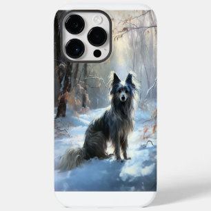 Coque Pour Pour iPhone 14 Pro Max Chinois Crested Laisser Il Neige Noël