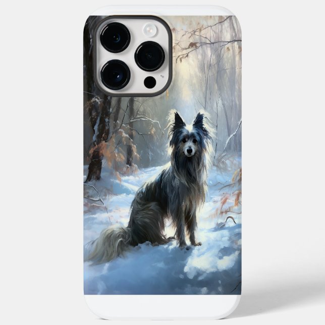 Coques Case-Mate iPhone Chinois Crested Laisser Il Neige Noël (Verso)