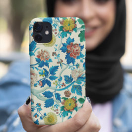 Coques iPhone 16 Pro Chinoiserie colorée Modèle Floral traditionnel