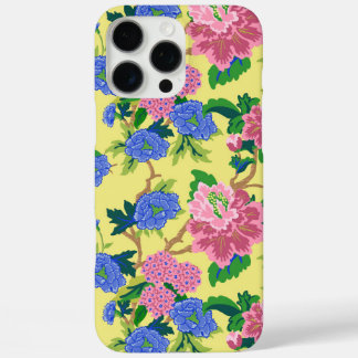 Coques iPhone 16 Pro Max Chinoiserie Preppy Floral