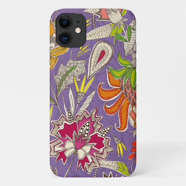 Coques Case-Mate iPhone chintz pop violet (Dos)