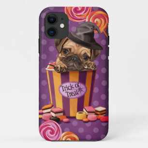 Etui iPhone Case-Mate Chiot de Carlin d'Halloween
