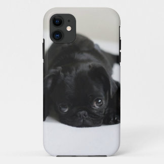 Coque Case-Mate Pour iPhone Chiot de Carlin noir