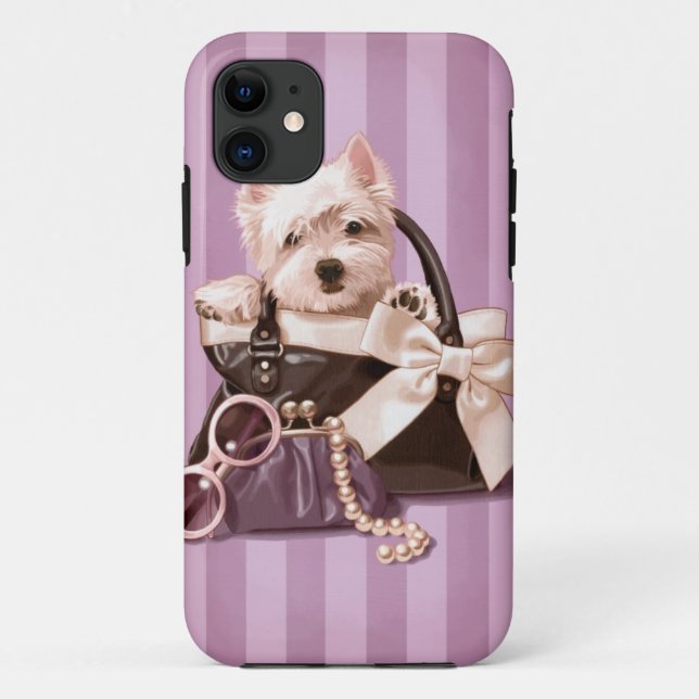 Coques Case-Mate iPhone Chiot de Westie (Dos)