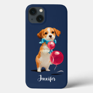 Case-Mate iPhone Case Chiot sur mesure mignon avec Ballons roses