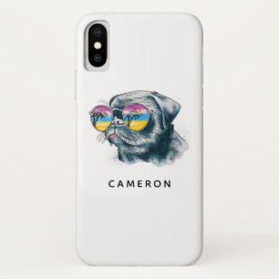 Case-Mate iPhone Case Chiot Tropical Aquarelle   Ajouter Votre Nom