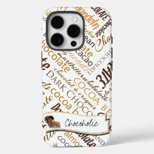 Coques iPhone 16 Pro Chocolat, amandes et chocolat foncé Conception de