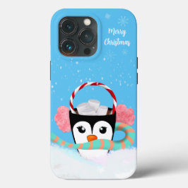 Case-Mate iPhone Case Chocolat Chaud Pingouin de Noël Joyeux Noël