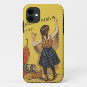 Case-Mate iPhone Case Chocolat Menier Petite fille Mur écriture