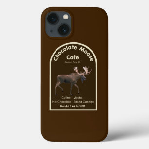 iPhone 13 Coque Chocolat Moose Café