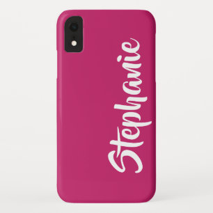 Case-Mate iPhone Case Choisir la couleur Nom personnalisé Rose chaud