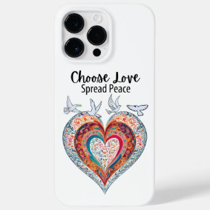Coque Pour Pour iPhone 14 Pro Max Choisir l'amour répandre la paix