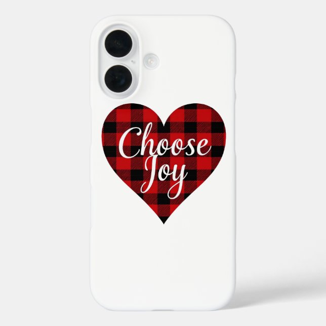 Coques Case-Mate iPhone Choisissez Joy Inspirational Quote (Verso)