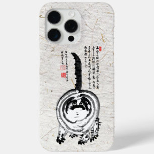 Coque iPhone 15 Pro Max Chonky rayé japonais Tabby Chat