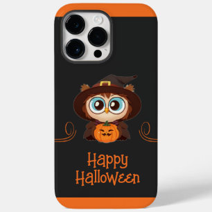 Coque Pour Pour iPhone 14 Pro Max Chouette/Automne/Automne/Halloween/citrouille