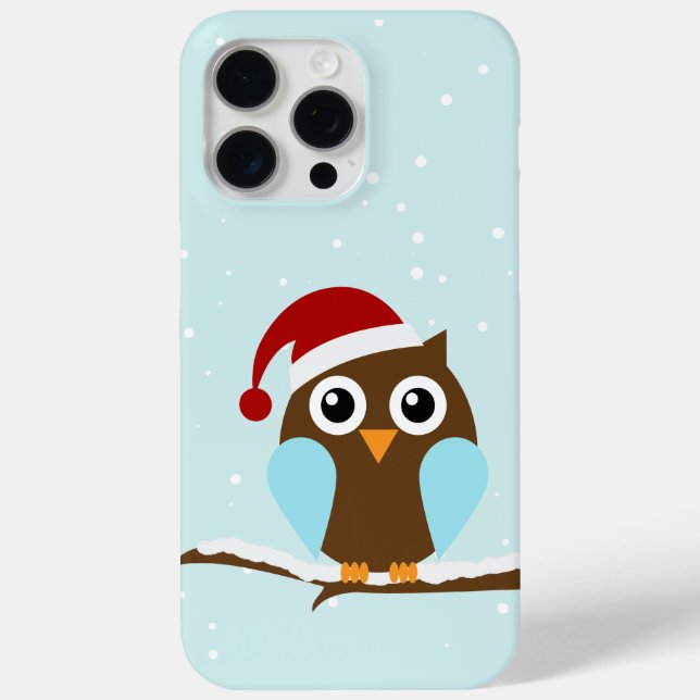 Coques Case-Mate iPhone Chouette de Noël (Verso)