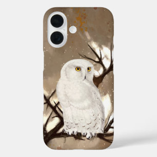 Coques iPhone 16 Chouette des neiges