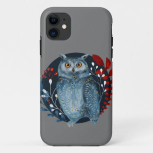 Case-Mate iPhone Case Chouette scandinave de Noël à l'ancienne
