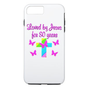 COQUE Case-Mate POUR iPhone CHRÉTIEN 80E ANNIVERSAIRE CROSS DESIGN