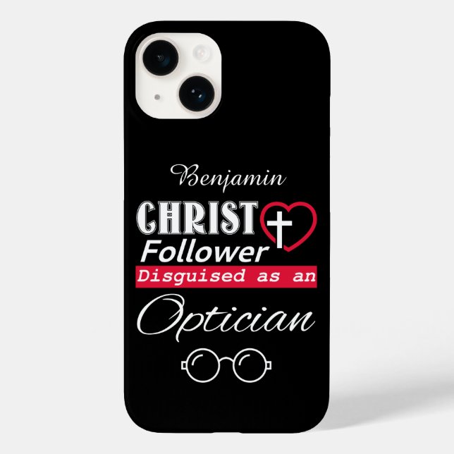 Coques Case-Mate iPhone Christ Follower déguisé en chrétien optimiste (Verso)