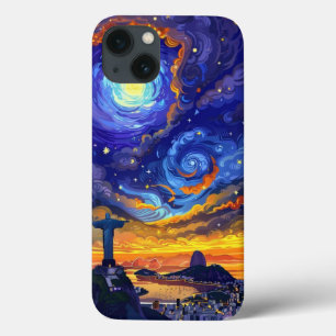 Case-Mate iPhone Case Christ Rédempteur : Rio édition Nuit étoilée