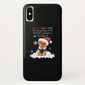Case-Mate iPhone Case Christmas Yorkshire Terrier Funny Yorkie Puppy