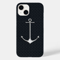 Chrome Ancre sur Honeycombs Style de vie nautique