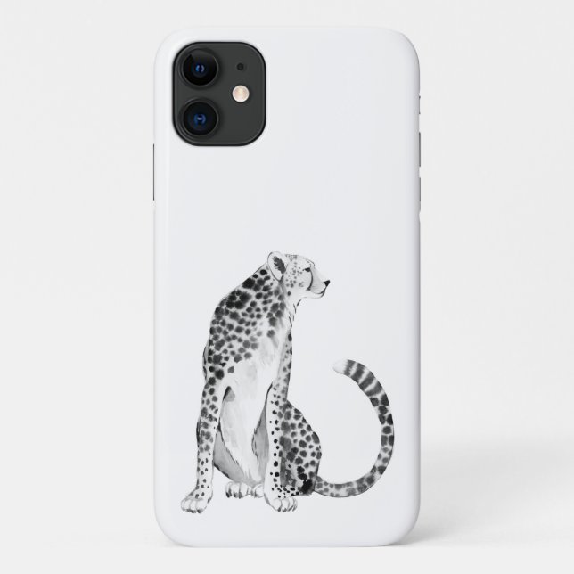 Coques Case-Mate iPhone Chrome Cheetah (Dos)