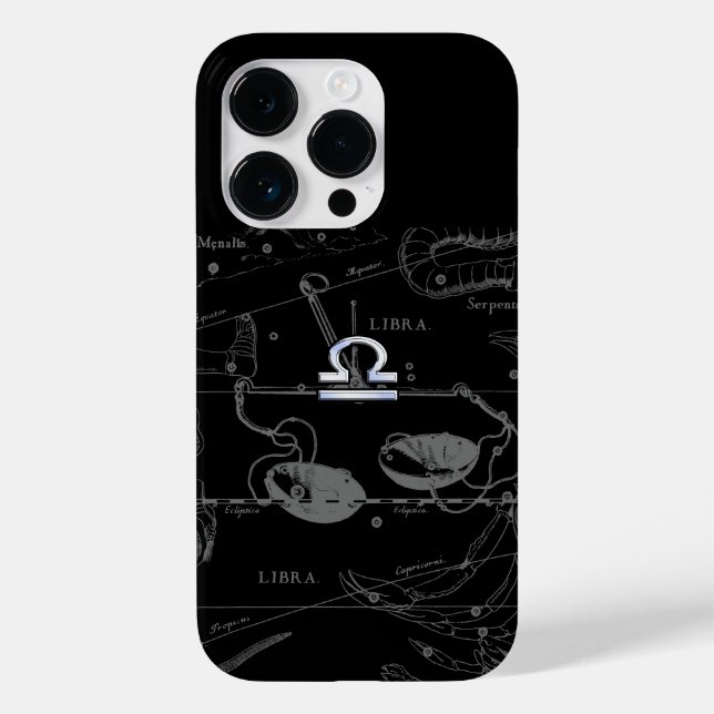Coques Case-Mate iPhone Chrome Style Libra Zodiac Connexion Hevelius (Verso)